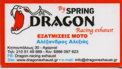 SPRING DRAGON ΕΞΑΤΜΙΣΕΙΣ ΜΟΤΟΣΥΚΛΕΤΩΝ ΧΕΙΡΟΠΟΙΗΤΕΣ ΕΞΑΤΜΙΣΕΙΣ ΑΧΑΡΝΑΙ ΑΛΕΞΙΑΣ ΑΛΕΞΑΝΔΡΟΣ